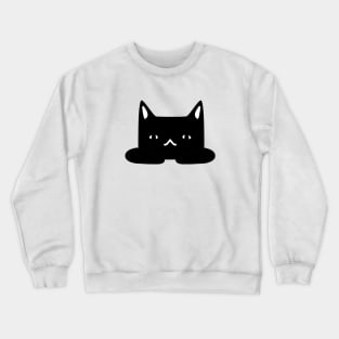 Black Lovely Cat Crewneck Sweatshirt